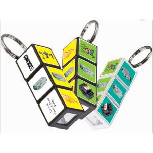 Puzzle Cube Flashlight Keyring