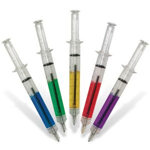 Injection Syringe Shape Pen