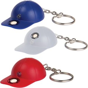 Custom Baseball Hat Light Keychain