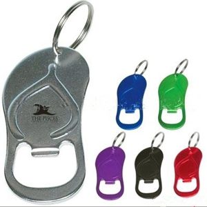 Sandal Shape Bottle Opener Keyring