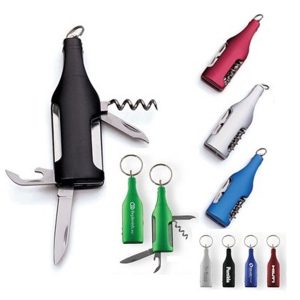 Wine Bottle Opener Tool Keychain