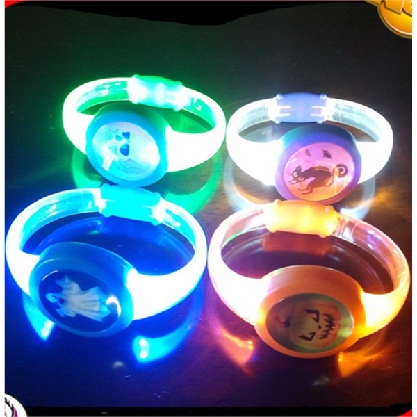 Light Up LED Bracelet Halloween Themed Custom - Image 2