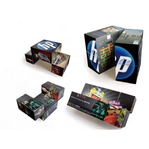 Puzzle Cube Folding Custom Full-Color 2.75" Non-Magnetic
