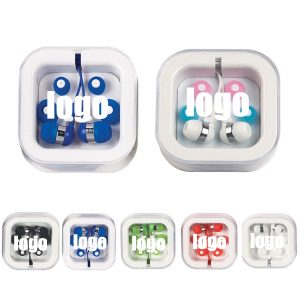 Earbuds In Square Case