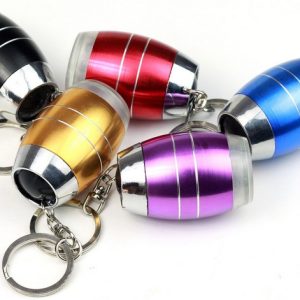 Mini Barrel Flashlight Keychain