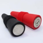 Wine Stopper Silicone With Stainless Steel Top - Image 2