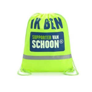 Drawstring Backpack Hi-Visibility With Reflective Stripe