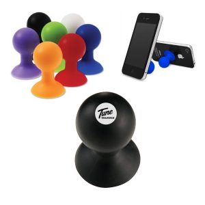 Suction Phone Stand With Cord Winder