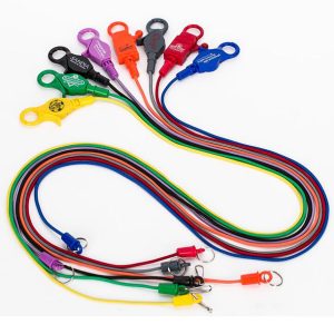 Casino Card Holder Bungee Elastic with Lobster Clip 20"