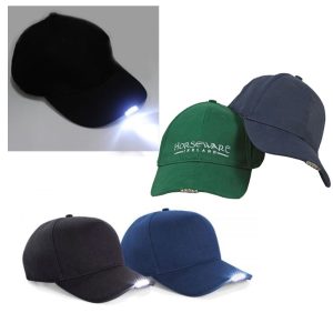 Baseball Cap with 5 LED Visor