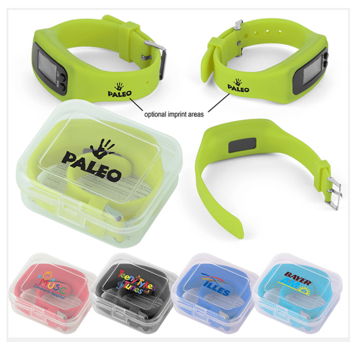 Pedometer Fitness Tracker Watch and Case