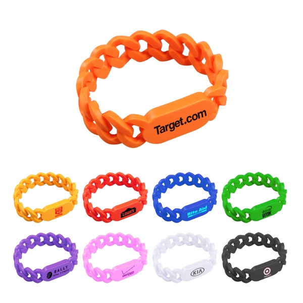 Silicone Link Bracelet Wristband