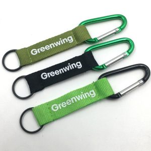 Carabiner and Strap with Keyring Combo