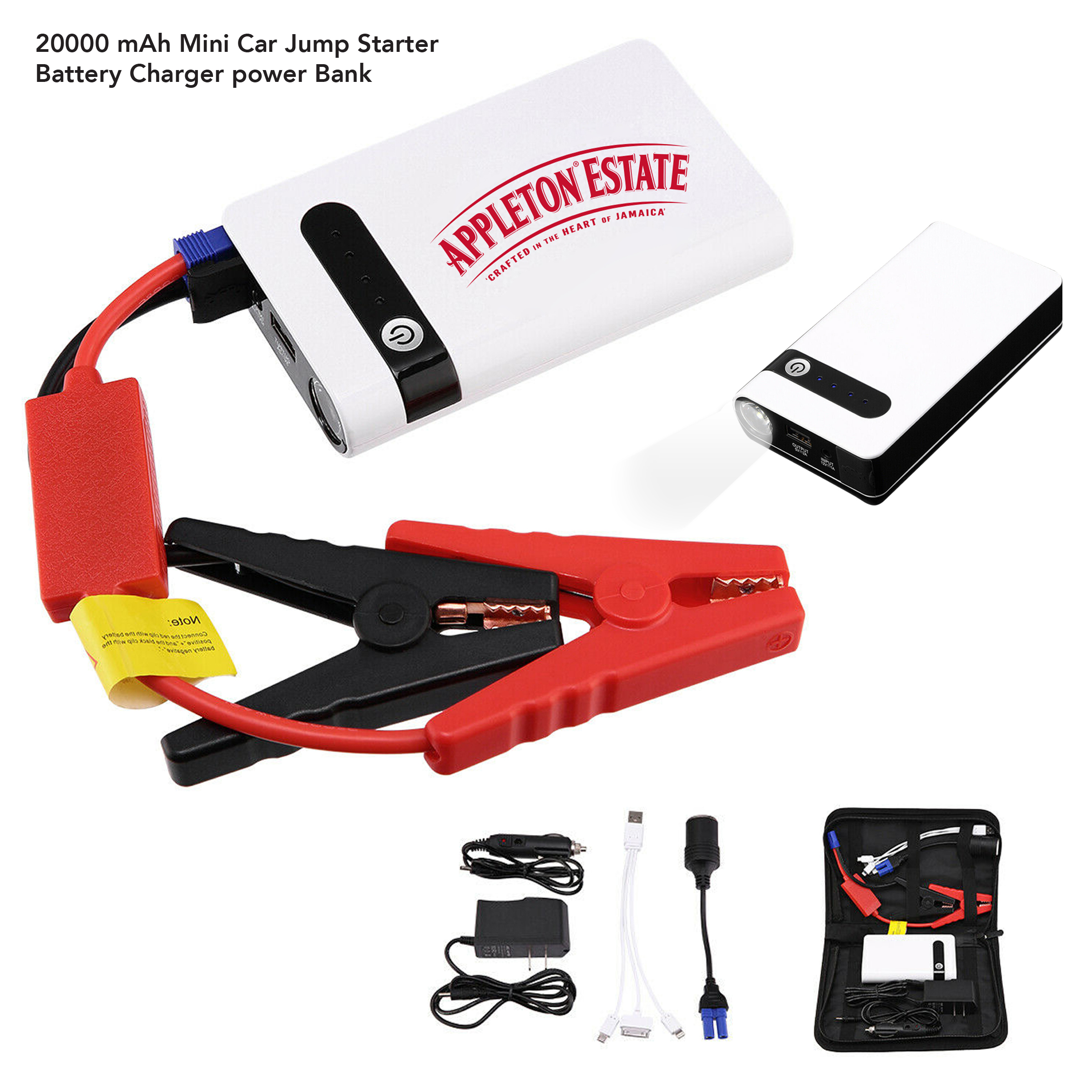 Car Auto Battery Jump Starter Power Bank Kit