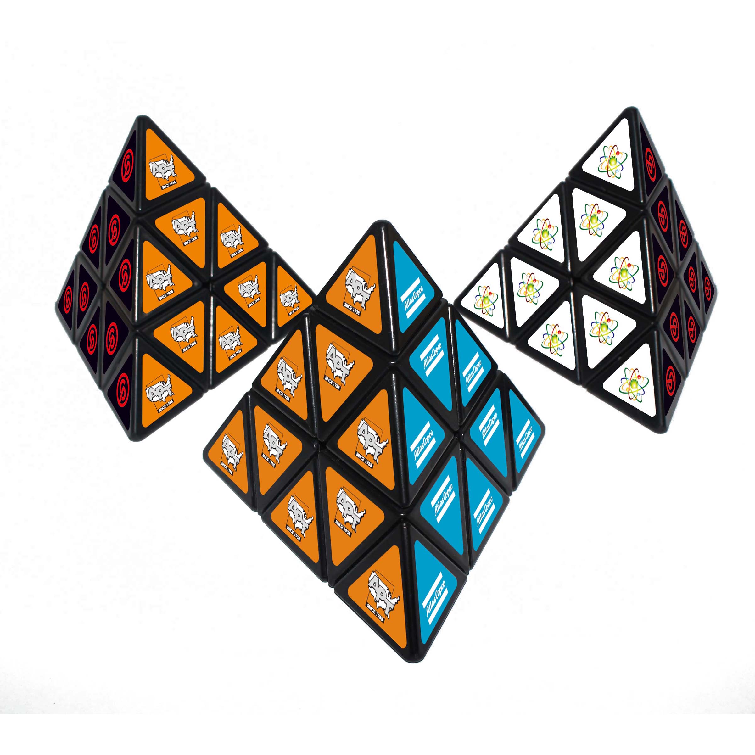 Puzzle Cube Triangle Pyramid Custom Full-Color
