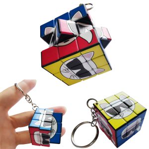Puzzle Cube Keychain UV Printed 1.30"