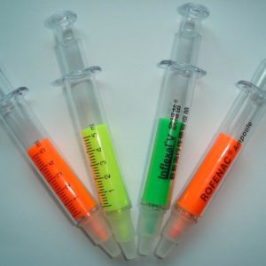 Syringe Shape Highlighter Pen