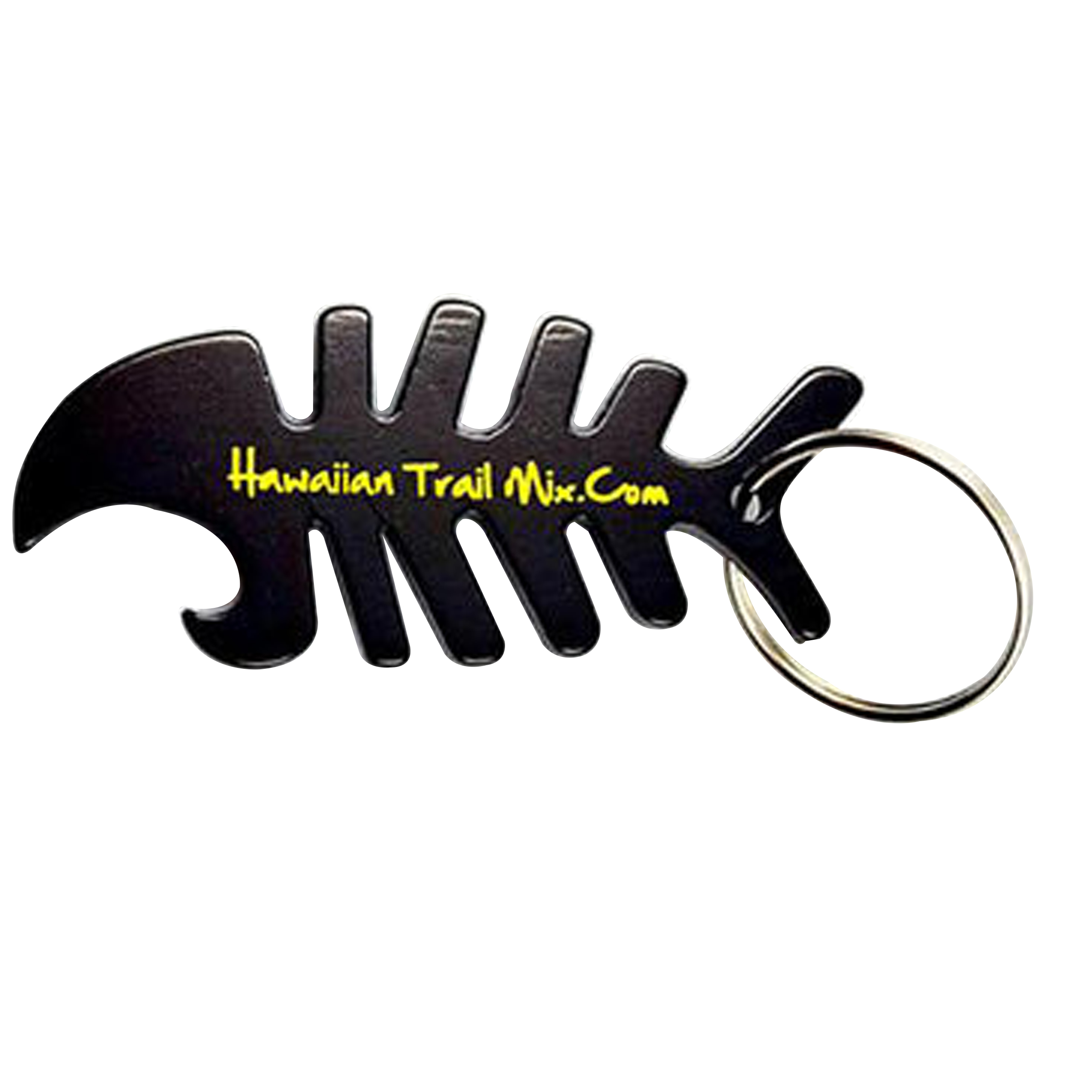 Bottle Opener Fishbone Shape Keychain Keyring
