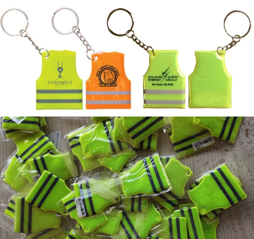 Reflective Mini Safety Vest Keychain - Image 3