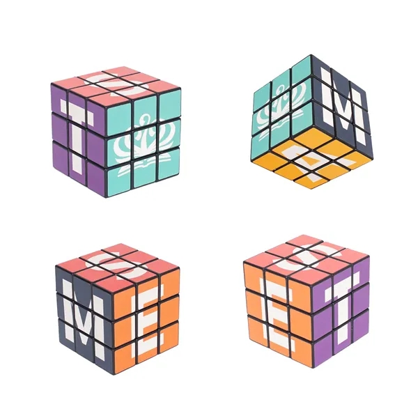 Puzzle Cube Custom Full Color 2.25" - Image 3