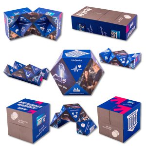 Puzzle Cube Diamond Flip and Fold Magnetic
