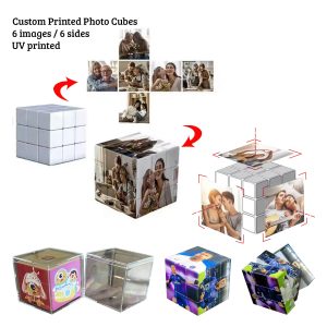 Custom Printed Photo Puzzle Gift Cube