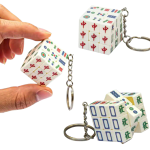Mini Mahjong Puzzle Cube Keychain